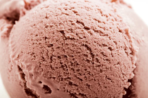 Chocolate ice cream texture macro