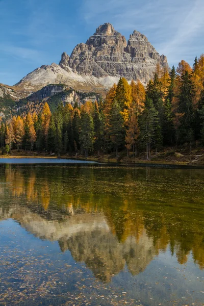 Mountain Reflection in the Lake-Tre Cime,Dolomites