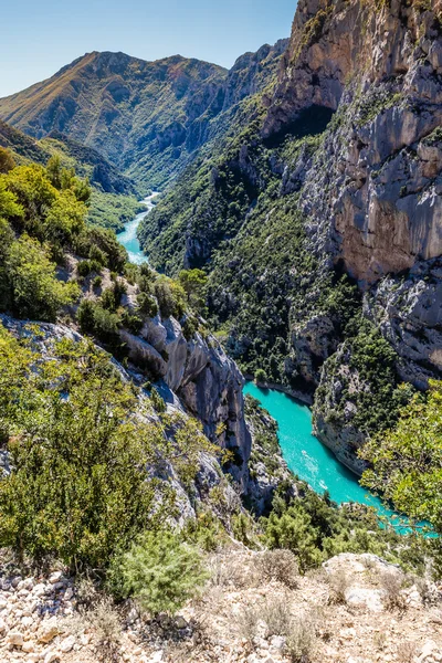 Gorges Du Verdon Canyon Between Two Cliffs-,France