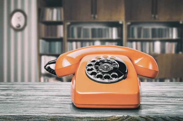 Vintage orange phone