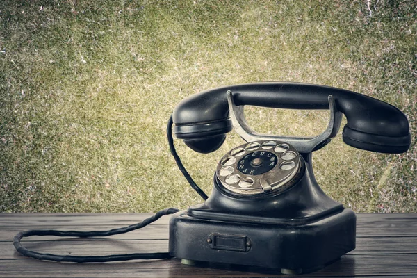 Retro Phone on table