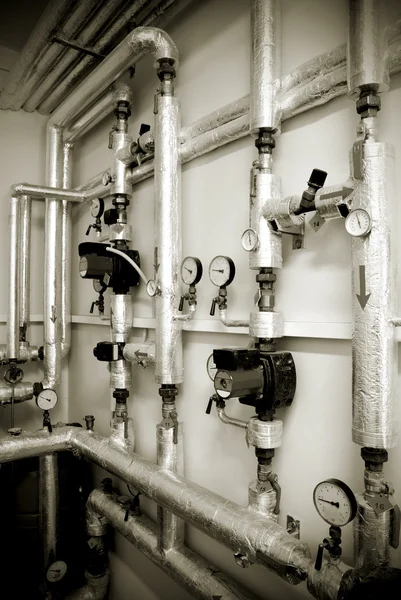 Heating system industrial water pipeline