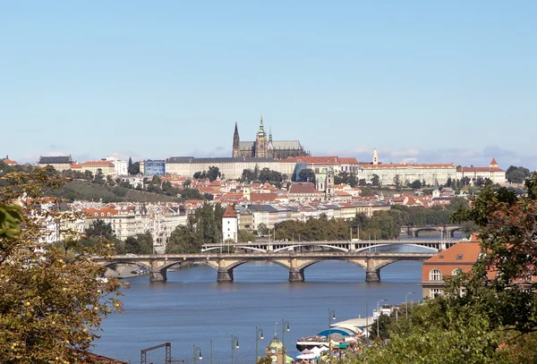 View of Prague from the observation deck. Visegrad. Prague. Czech Republic.