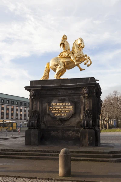 Golden Horseman. Dresden. Germany.