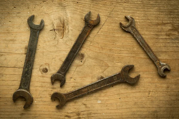 Old open end wrenches