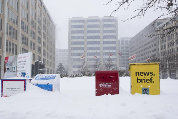 Boxes of free newspapers