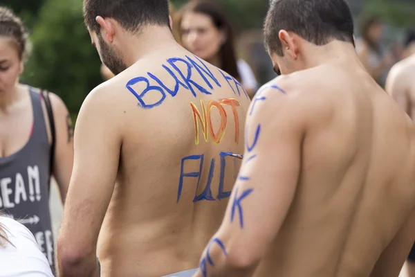 8th World Naked Bike Ride.