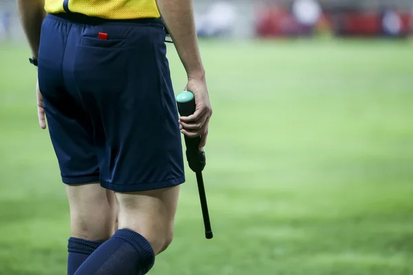 The Assistant referee during the UEFA Europa League game between