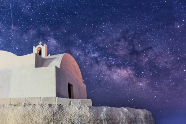 The Milky Way from Santorini island in Greece. Image taken with