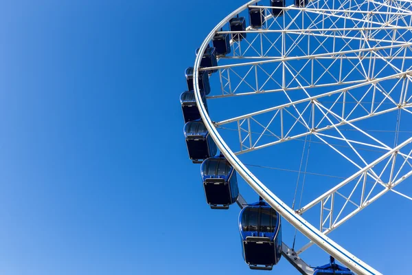 Luna park attraction wheel. Close up