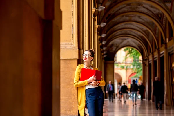 Student in Bologna city