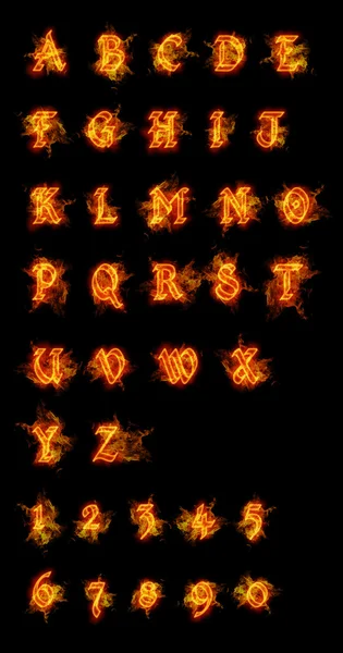 Fire font collection.