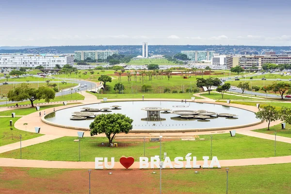 Aerial View of Brasilia, Capital of Brazil