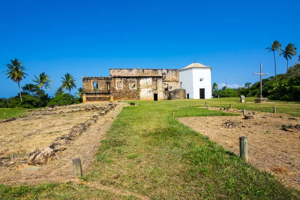 View of Garcia D\'Avila Castle in Praia do Forte, Bahia, Brazil