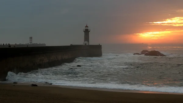 Lighthouse sunset