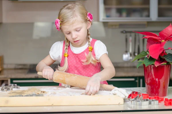 Helping in kitchen