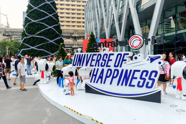 Front of Central World with Festival and Christmas decoration