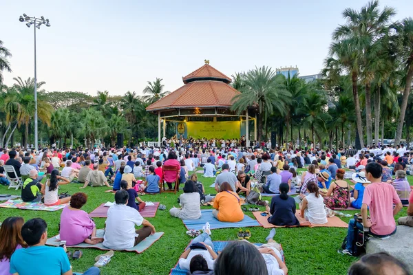 Concert in the park by Bangkok Symphony Orchestra at Lumpini par