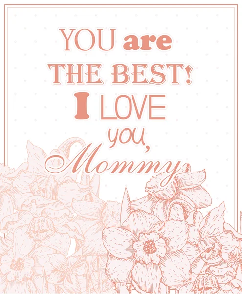 Mother day greeting card