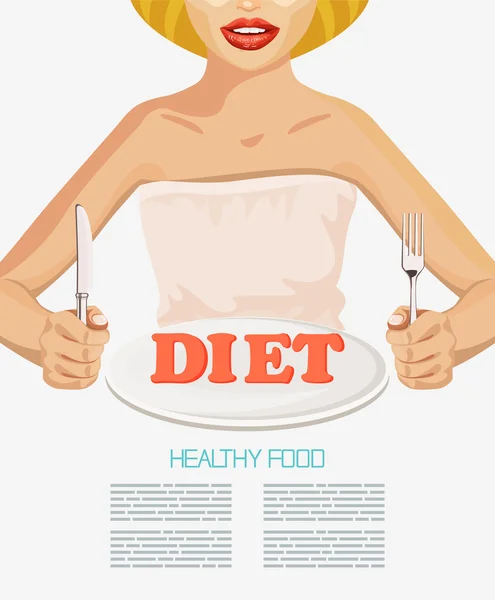 Diet concept design background