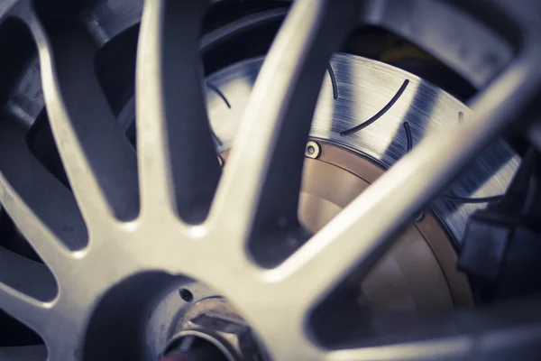 Super sport car alloy wheel disc brake