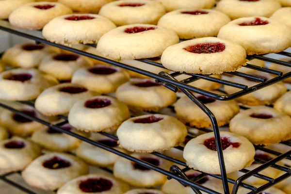 Making of Raspberry Thumbprint Cookies