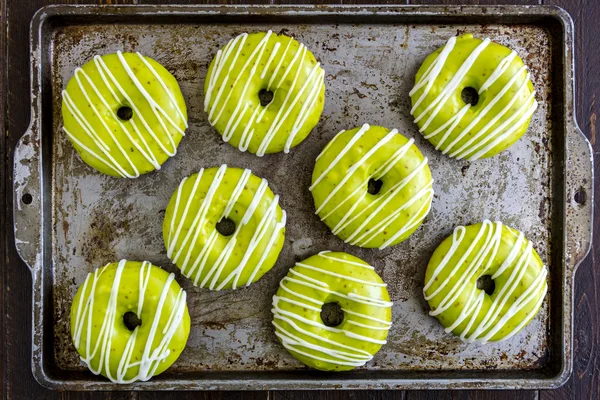 Homemade Baked Caramel Apple Donuts