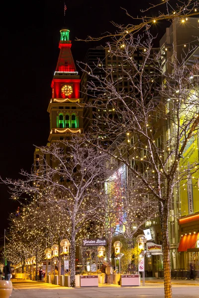 Holiday Lights on 16th Street Mall Denver CO