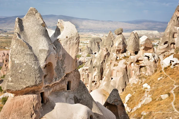 Houses Carved Into Volcanic Rock, Cappadocia, Nevsehir, Turkey