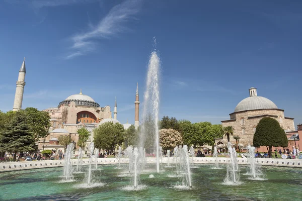 Hagia Sophia, Fountain, Sultanahmet Square, Istanbul, Turkey