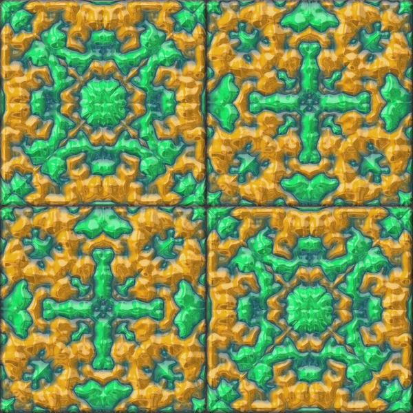 Glazed tiles seamless generated hires texture