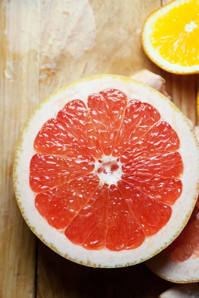 Red grapefruit citrus dessert
