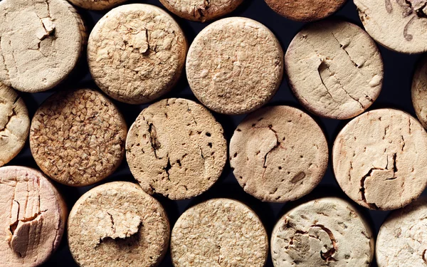 Many different wine corks