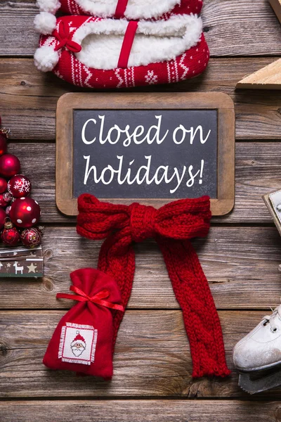 Opening hours on christmas holidays: closed, information for cus