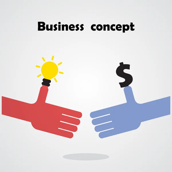 Business handshake concept and business people.