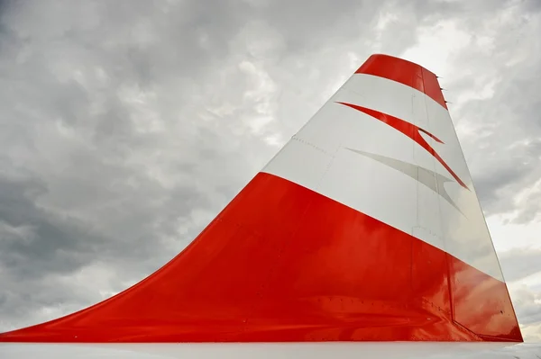 Austrian Airlines logo on airplane