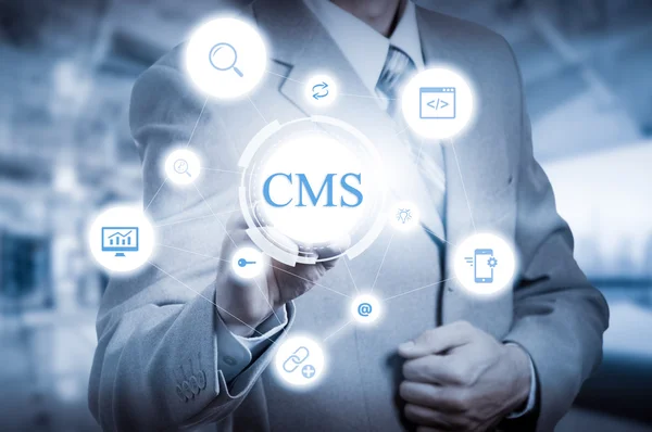 The concept of cms content management system website administration