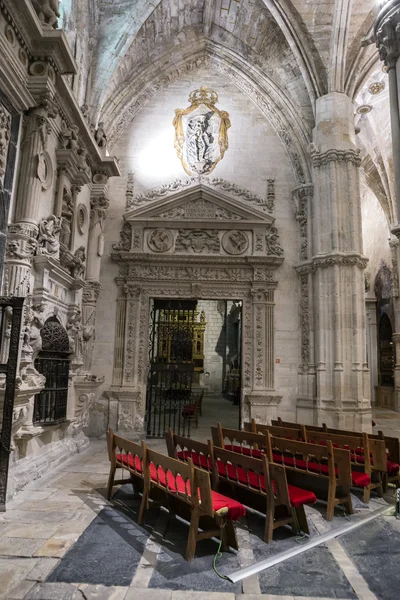 Inside of the Cathedral of basin, Chapel of them Knights, the factory of the Chapel is conformed, being its structure Gothic and the decoration plateresque, basin, heritage of the humanity, Spain