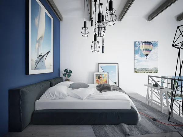 Teen bedroom loft style