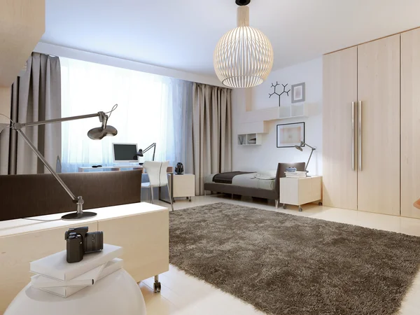 Design of contemporary bedroom