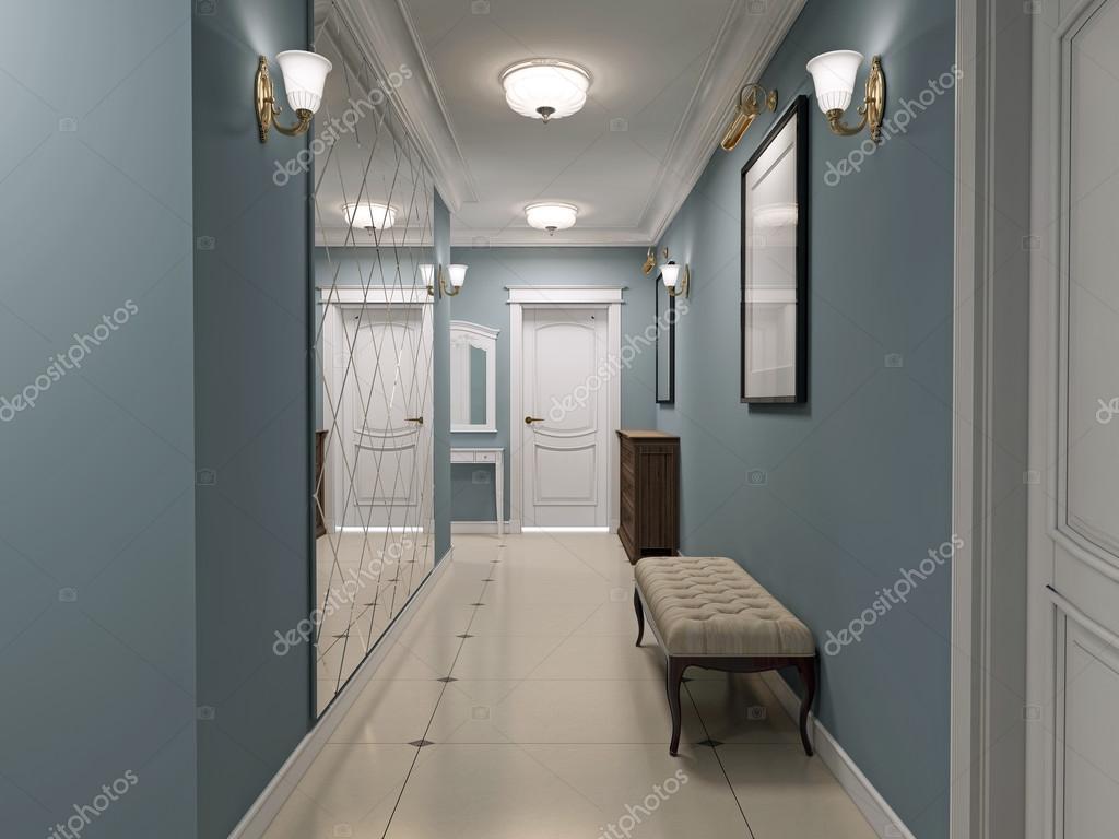 Lyxiga entré hall art déco design — stockfotografi © kuprin33 ...