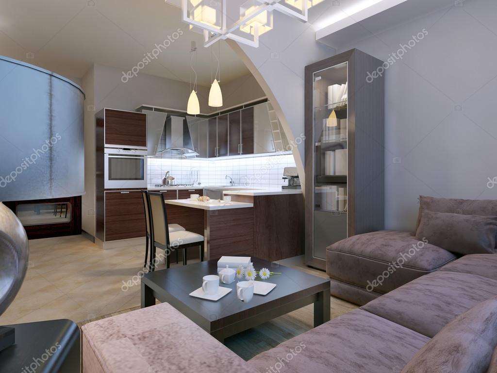 Interni moderni del soggiorno studio — foto stock © kuprin33 #83419234