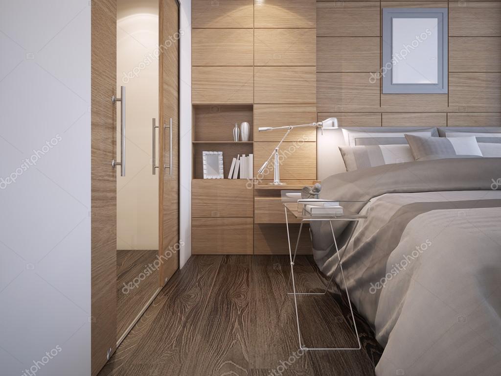 Mooie slaapkamer ontwerp — stockfoto © kuprin33 #83419384
