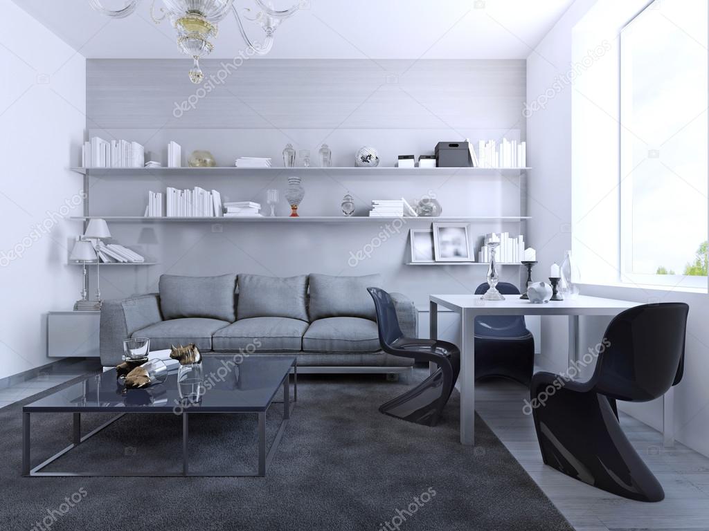 Visa av vardagsrum med matbord — stockfotografi © kuprin33 #83426824