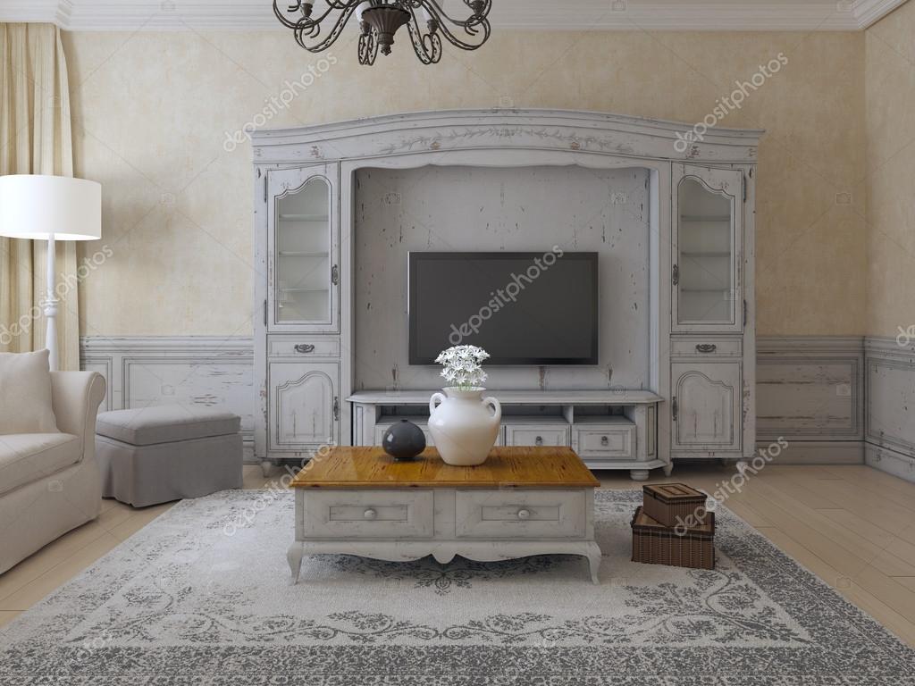 Lyxiga vardagsrum provence stil — stockfotografi © kuprin33 #87649166