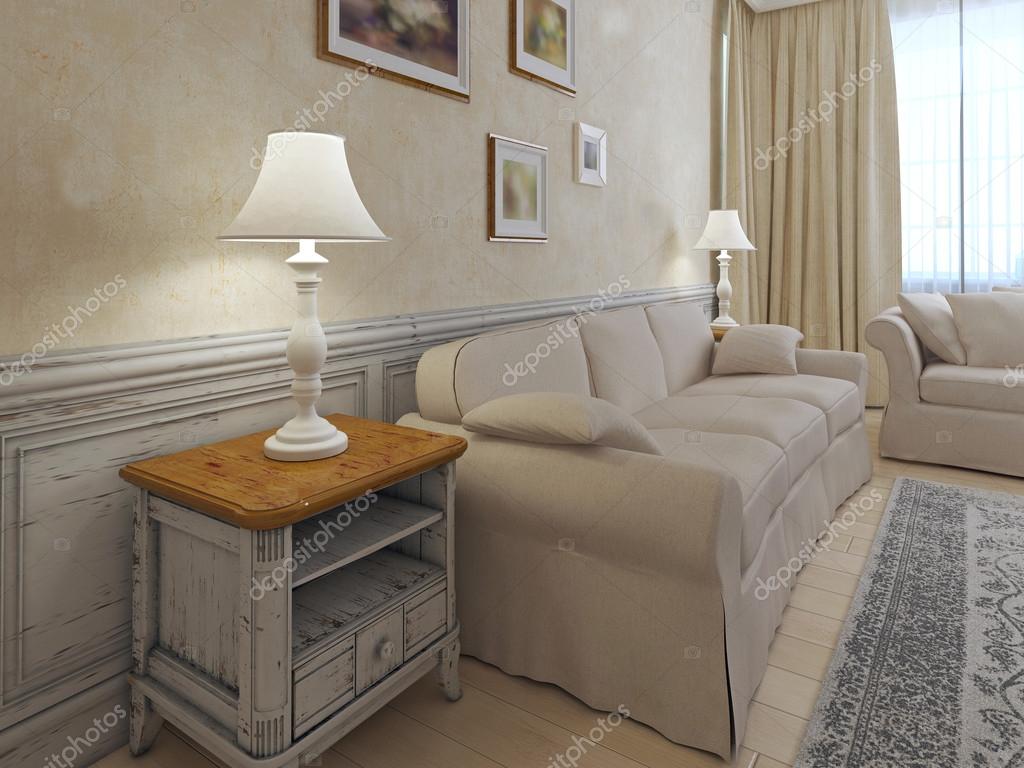 Ljus interiör i beige färger — stockfotografi © kuprin33 #87649226