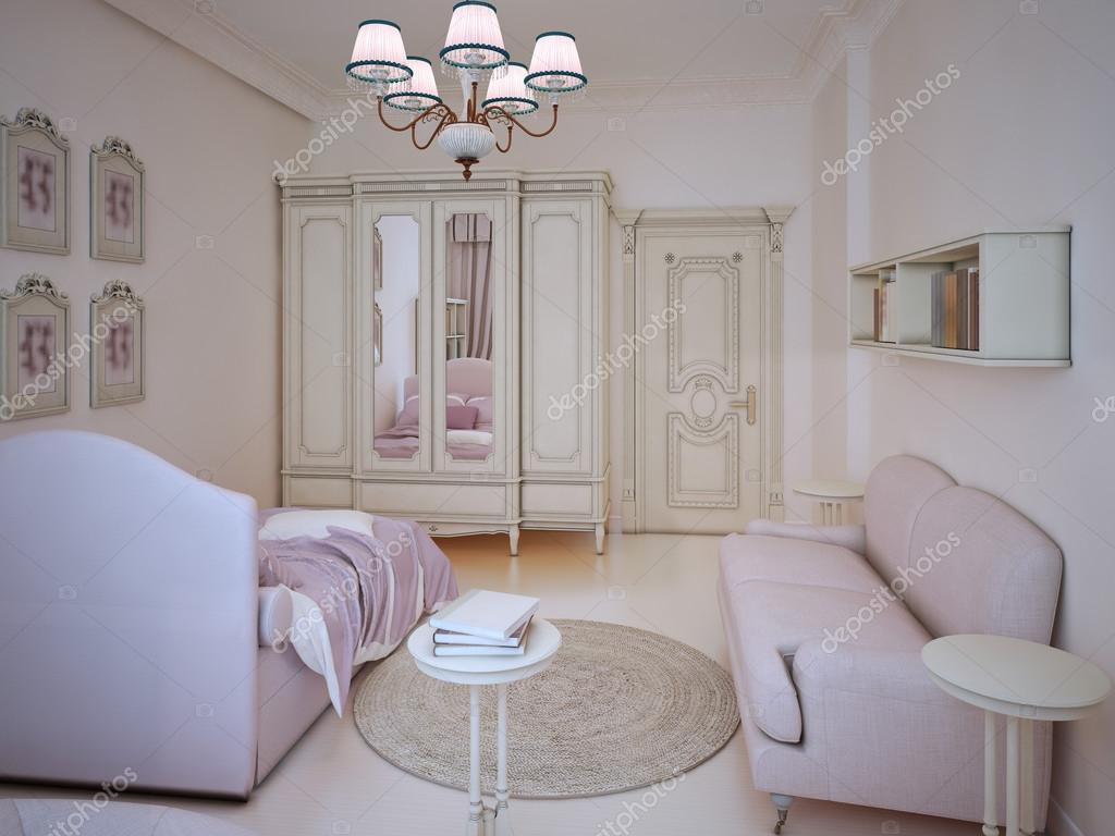 Klassiska tonÃ¥ring tjej sovrum — stockfotografi © kuprin33 #87649282