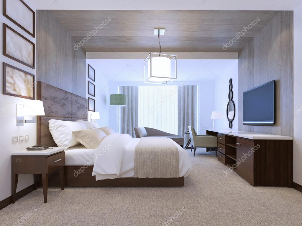 Ruime kamer met muur decoratie — stockfoto © kuprin33 #89187658