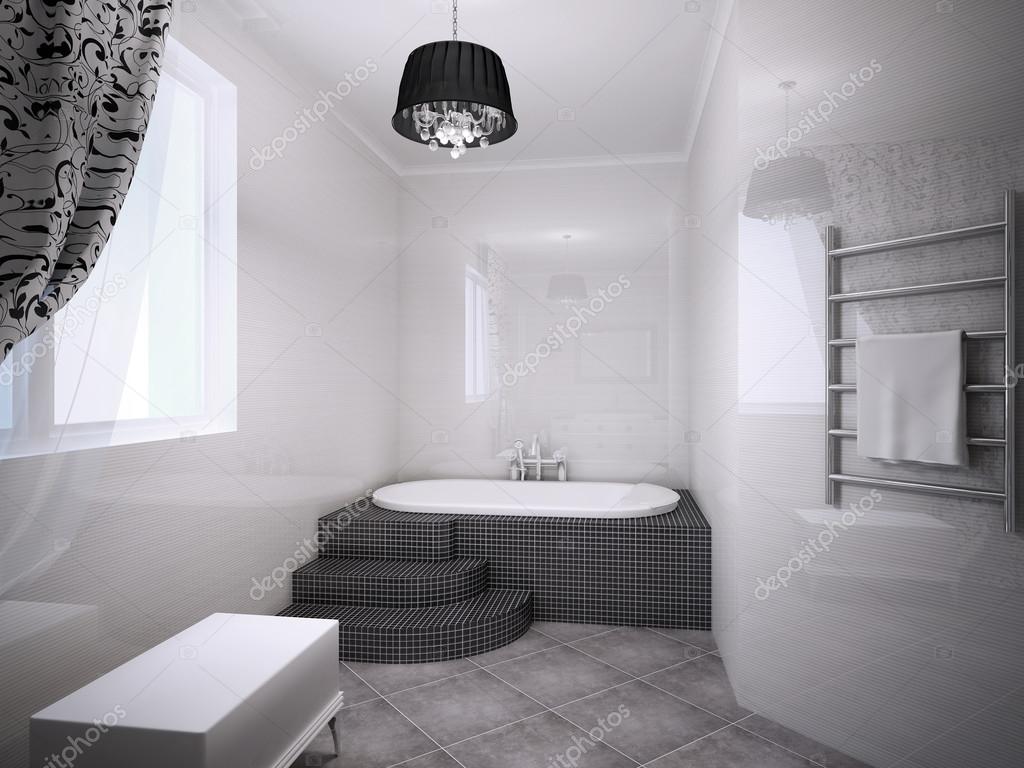 Vackra badrum med jacuzzi — stockfotografi © kuprin33 #94655746