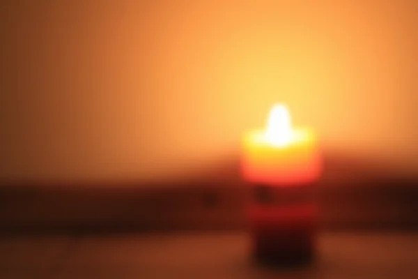Blurry candle